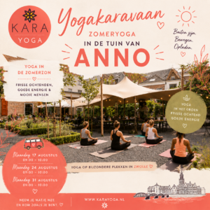 zomer yoga in museum ANNO in Zwolle