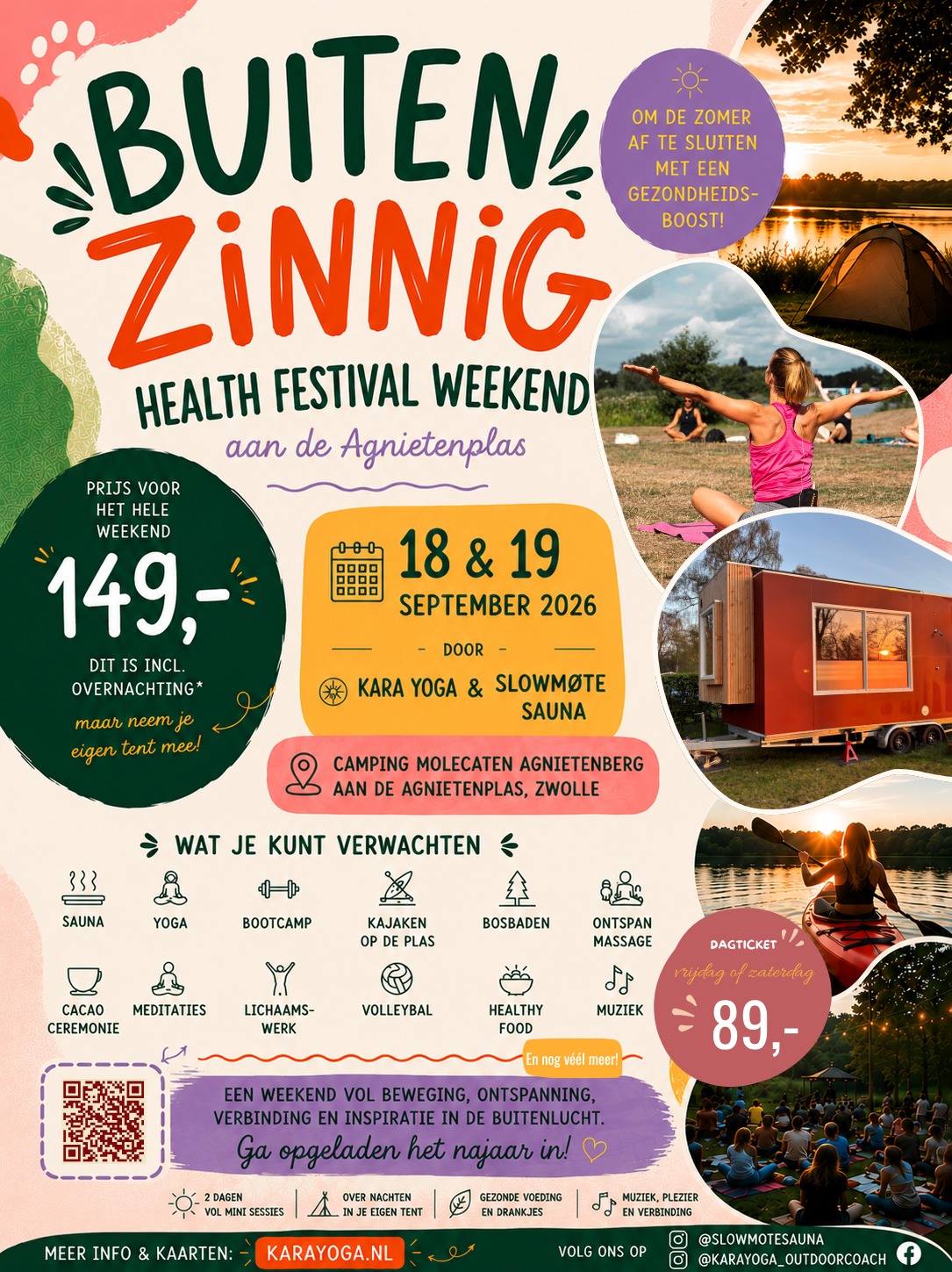 Flyer Buitenzinnig Healthfestival